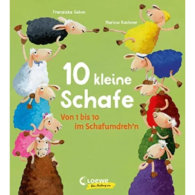 Abbildung von 10 kleine Schafe: von 1 bis im Schafumdreh&#039;n Spielerisches Erlernen Farben und Zahlen für Kinder ab 2 Jahren