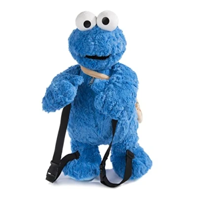 Abbildung von joojee GmbH Unisex Krümelmonster Rucksack Baby und Kleinkindkostüme, blau, 60 cm