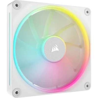Abbildung von CORSAIR iCUE LINK LX140 RGB 140mm PWM Lüfter Einzelpackung Dual Light Loops Erfordert System Hub (Separat Erhältlich) AirGuide Technologie Weiß