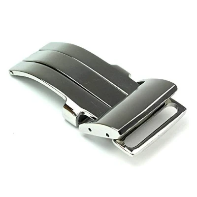 Abbildung von Sulla 20mm Silberne Edelstahl 316L Faltschließe für Uhrenarmbänder