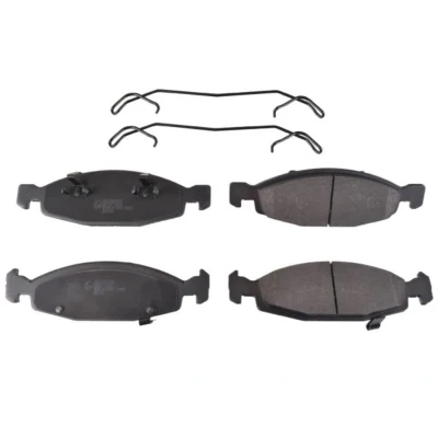 Abbildung von FEBI BILSTEIN 116392 Bremsbelagsatz Vorderachse mit akustischer Verschleißwarnung Befestigungsmaterial JEEP: GRAND CHEROKEE 2