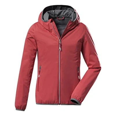 Abbildung von killtec Mädchen Lightweight Jacke, Leichte Jacke mit Stehkragen, packbar KOS 164 GRLS JCKT, koralle, 164, 38362 000