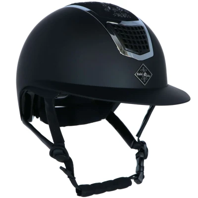 Abbildung von Fair Play Reithelm Quantinum Fleur Wide Visor Schwarz L