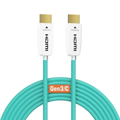 Abbildung von RUIPRO 8K HDMI Glasfaserkabel 2M, Optisches 2.1 48Gbps 8K@60Hz 4K@120Hz Dynamic HDR eARC Dolby HDCP 2.2&amp;2.3 für HDTV/Projektor/Heimkino/TV Box/Gaming Box/ PS5