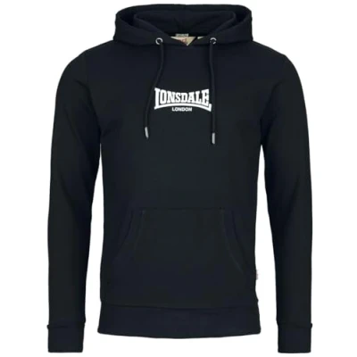 Abbildung von Lonsdale Beetham Kapuzenpullover, Herren, Größe: XL, Black