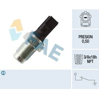 Abbildung von FAE 12615 Öldruckschalter 3/8x18h NPT 0,5 JAGUAR: XF Saloon