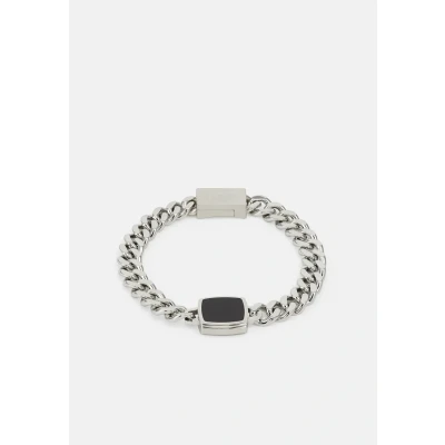 Abbildung von BOSS Odell Armband silvercoloured/black, Herren, Größe: One Size, Silver coloured/black