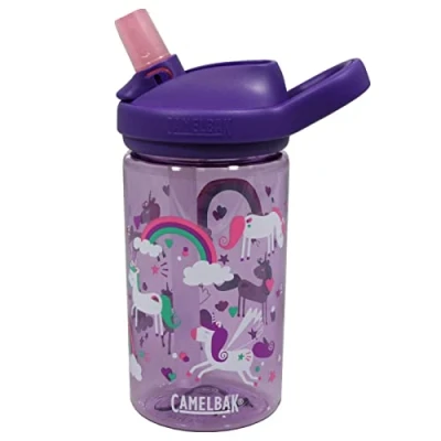 Abbildung von CAMELBAK Kinder Trinkflasche Eddy+ Plus Kids, 400 ml, Einhorn Regenbogen Lila, 2282, Einheitsgröße