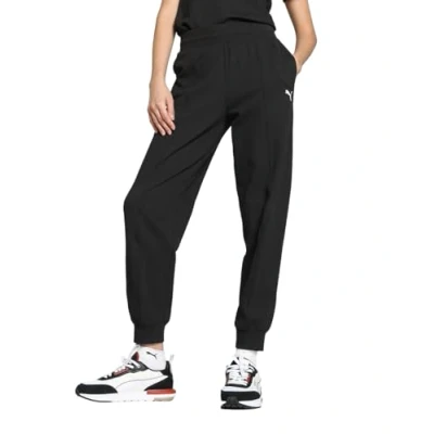 Abbildung von Puma Hochgeschnittene Jogginghose, Damen, Größe: Medium, Black