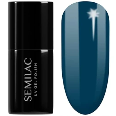 Abbildung von Semilac UV Nagellack Hybrid 406 Blue Tea 7ml Kollektion Tastes of Fall