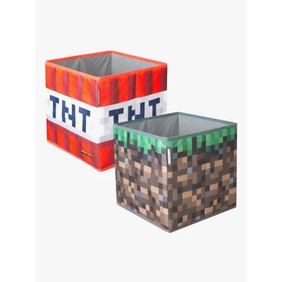 Abbildung von phoenix group AG Minecraft Stoffbox, Aufbewahrungsbox, 2er Set