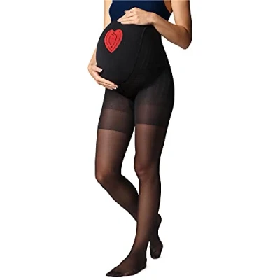 Abbildung von BE Mammy Umstandsstrumpfhose 40 DEN 1121 (Schwarz, XL)