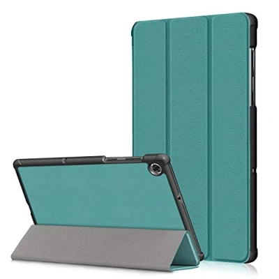 Abbildung von XITODA Hülle für Lenovo Tab M10 FHD Plus TB X606F/TB X606X,PU Leder Tasche Schutzhülle Case 10,3 Zoll Tablet mit Stand Funktion,Dunkelgrün