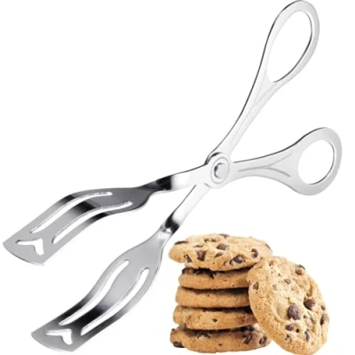 Abbildung von Westmark Gebäckzange Vielseitige Zange zum hygienischen Servieren von Backwaren und anderen Lebensmitteln, ideal für Buffets, 19,8 cm Länge Rostfreier Edelstahl 18/8