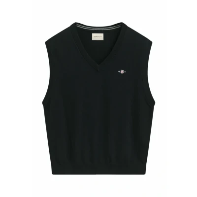 Abbildung von Gant Pullunder »CLASSIC COTTON VEST«, V Ausschnitt, regular fit