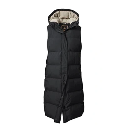 Abbildung von G.I.G.A. DX Damen GW 68 WMN QLTD VST Steppweste/Funktionsweste in Daunenoptik mit Kapuze, schwarz, 46
