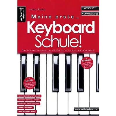 Abbildung von Meine erste Keyboardschule! Der leichte Einstieg für Kinder ab 6 Jahren &amp; erwachsene Anfänger (inkl. QR Codes + Audio Download). Keyboard lernen Anfänger. Keyboardnoten. Fingerübungen: