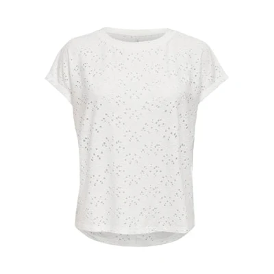 Abbildung von Only Damen ONLSMILLA S/S TOP JRS NOOS T Shirt, Cloud Dancer, XS