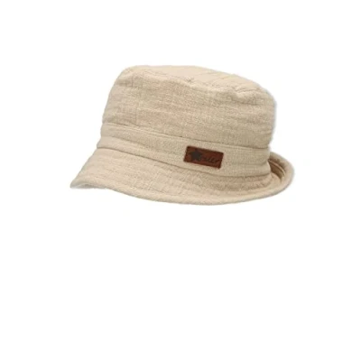 Abbildung von Sterntaler Wende Sonnenhut Uni Musselin Mädchen Mütze aus Baumwollmusselin Weicher Babyhut gefüttert mit Baby beige, 45