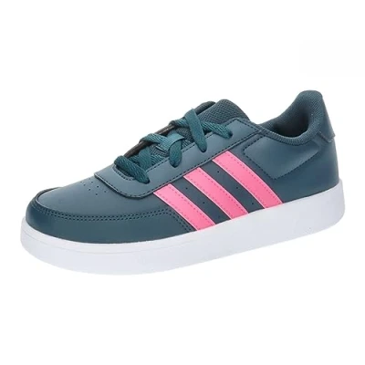 Abbildung von adidas Breaknet Lifestyle Court Lace Shoes Tennisschuhe, Arctic Night/Lucid pink/FTWR White, 36 2/3 EU