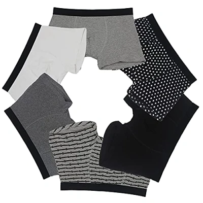 Abbildung von L&amp;K II Jungen Boxershorts Baumwolle Unterhosen Schlüpfer Totenkopf Unterwäsche Boys Kinder 6er Pack 134 140