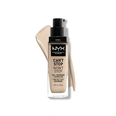 Abbildung von Nyx Professional Makeup CAN&#039;T STOP WON&#039;T Foundation 1mai fair, Damen, Größe: 30 ml, 1 mai fair