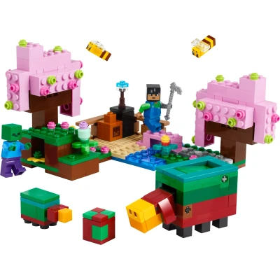 Abbildung von LEGO Minecraft 21260 Der Kirschblütengarten