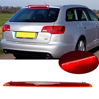 Abbildung von GSRECY Bremslicht für hinten, hohe Level, drittes Bremslicht, passend 20052011 A6 S6 RS6 Avant Allroad 4F C6 (rote Linse)