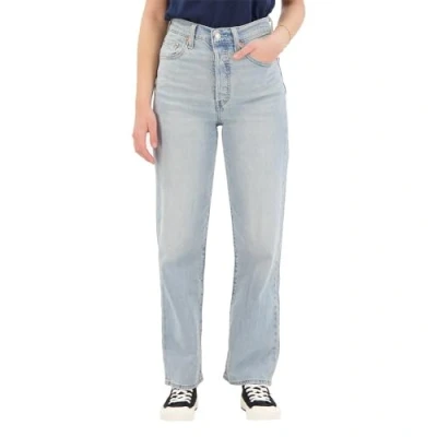 Abbildung von Levi&#039;s Damen Ribcage Straight Ankle Dark Indigo Flat Finish, Cool Blue Popsicle, 30W / 27L