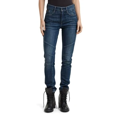 Abbildung von G STAR ACE 2.0 Biker Jeans Slim Fit, Damen, Größe: 24x32, Worn in blizzard