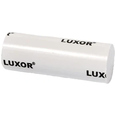 Abbildung von LUXOR Polierpaste, robust, Weiß Feinpolitur für Stahl, Edelstahl, Silber, Platin, Lacke und Harze Ø 30 x 80 mm