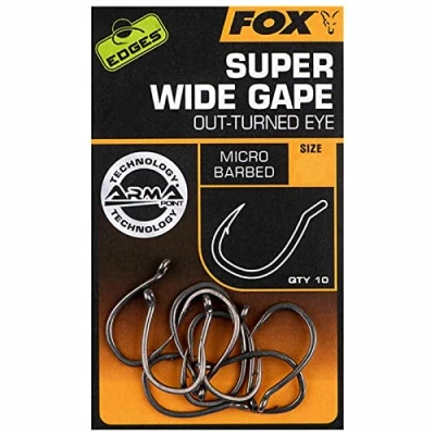 Abbildung von Fox Edges Armapoint Super Wide Gape Outturned Eye Karper Haak #6 (10 stuks) Karpfenhaken