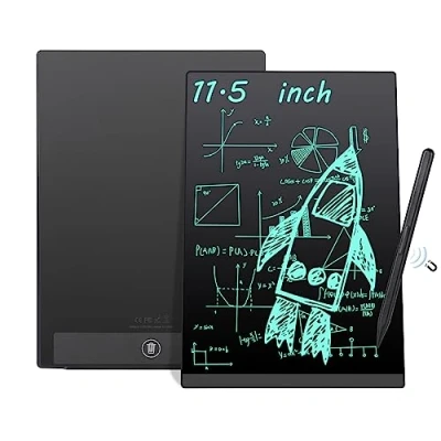Abbildung von LCD Schreibtafel, Czemo 11.5 Zoll Vollbild Schreibtafeln für Erwachsene und Kinder mit Magnetstif, Elektronisches Schreibbrett Digitales Zeichenbrett Büro, Memos Notizen