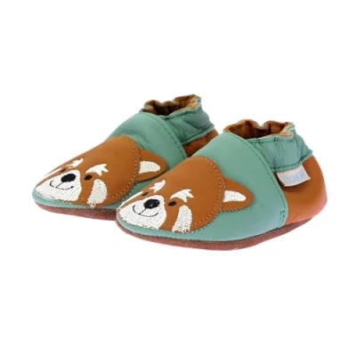 Abbildung von Robeez Gingerbear Babyschuhe, Camelgrün, 19/20 EU, EU
