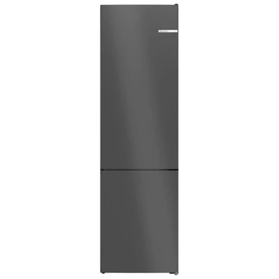 Abbildung von Bosch KGN39OCAF, Serie 4, Kühl Gefrier Kombination Freistehend, 203 x 60 cm, 260 L Kühlen + 103 Gefrieren, Green Collection, Total NoFrost, VitaFresh XXL, Perfect Fit, LED Beleuchtung, Anthrazit