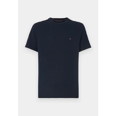 Abbildung von Tommy Hilfiger Global Stripe TAPE TEE Tshirt basic, Herren, Größe: Small, Desert sky