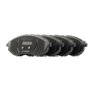 Abbildung von BOSCH 0 986 424 818 Bremsbelagsatz Low Metallic mit Anti Quietsch Blech CHEVROLET: Aveo / Kalos Saloon, Hatchback