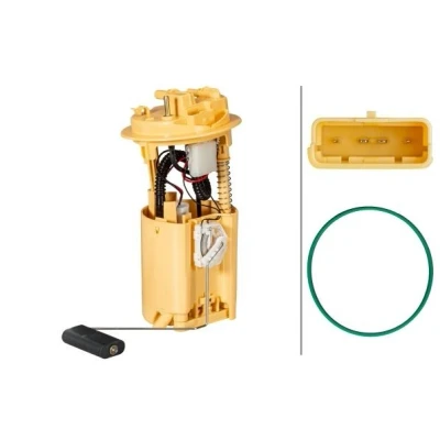 Abbildung von HELLA 8TF 358 146 491 Kraftstoff Fördereinheit mit Dichtung, Tankgeber elektrisch CITROËN: Xsara Picasso