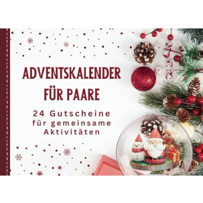 Abbildung von Adventskalender für Paare: 24 Gutscheine gemeinsame Aktivitäten Gutscheinheft Zweisamkeit von Pärchen im Advent