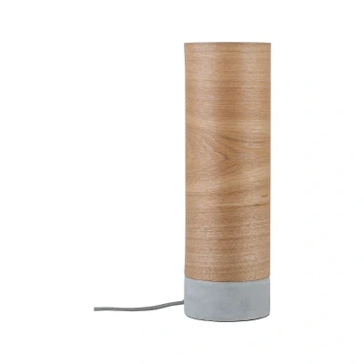 Abbildung von Paulmann Tischleuchte »Neordic Skadi max.1x20W E14 Grau 230V Holz/Beton«, 1 flammig, Leuchtmittel ohne