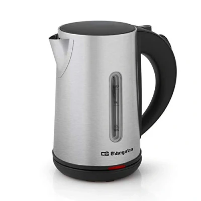 Abbildung von Orbegozo KT 6022 Elektrischer Wasserkocher, 0,8 Liter Fassungsvermögen, Edelstahl, automatische Abschaltung, schnelles Kochen