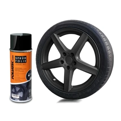 Abbildung von Foliatec Spray Film (Sprühfolie) schwarz matt 1x400ml
