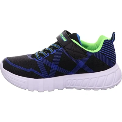 Abbildung von Skechers Jungen Flex glow 90542l Sneaker, Schwarz Black Blue Lime Bblm, 37 EU