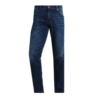 Abbildung von Wrangler Greensboro Jeans Slim Fit darkblue denim, lightblue Herren, Größe: 40x32, Dark blue light denim