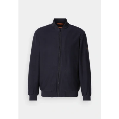 Abbildung von BOSS ORANGE Sweatjacke »Lisimba«, oversize fit, Strickbündchen