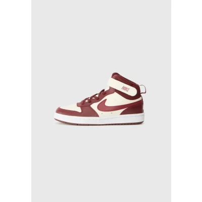 Abbildung von Nike Sportswear Court Borough MID 2 Unisex Sneaker high für Kinder, Größe: 30, Soft pearl/dark team red Schuhe
