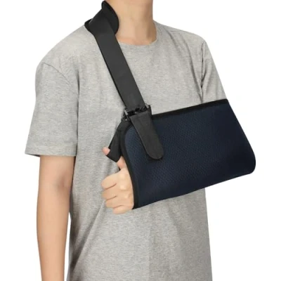 Abbildung von supregear Armschlinge, Einstellbarer Stützriemen für Rotatorenmanschette Schulterverletzung Gebrochene &amp; Frakturierte Knochen Netzbandage Arm Handgelenk Ellbogen Linke/Rechte Arme, Männer/Frauen