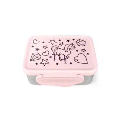 Abbildung von Ergobag Edelstahl Brotdose Rosa Brotdosen Set