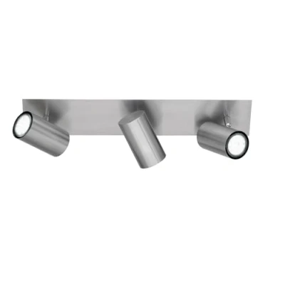 Abbildung von Trio Leuchten Balken in Nickel matt, Spotbalken 3 flammig, exklusiv 3xGU10, Länge: 48 cm 802400307