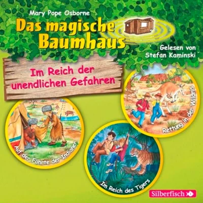 Abbildung von Im Reich der unendlichen Gefahren. Die Hörbuchbox (Das magische Baumhaus): Auf Fährte Indianer / des Tigers Rettung in Wildnis : 3 CDs Band 16 17 18